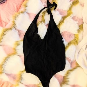 Free People Intimately Halter Top Bodysuit